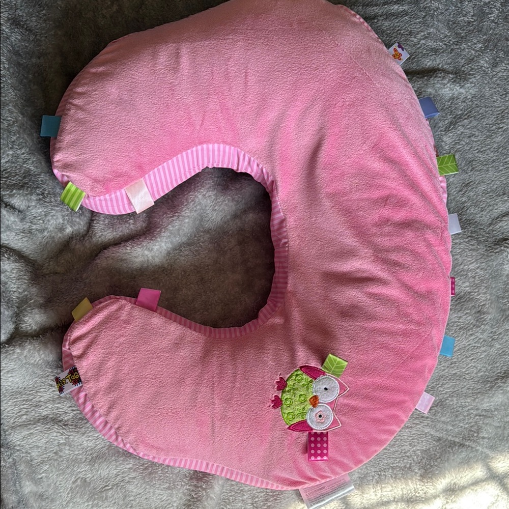 Pink Owl Kids Pillow